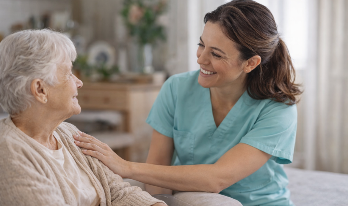 Accompagnement à domicile d’une personne âgée à Mainvilliers par une auxiliaire de vie professionnelle