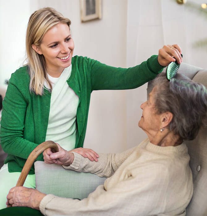 Illustration d’un accompagnement personnalisé basé sur l’écoute, la dignité et la bienveillance, valeurs fondamentales de Vie & Accompagnement.